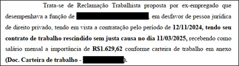 Comando judicial rescisao contrato de trabalho po tempo determinado jessika duarte calculista