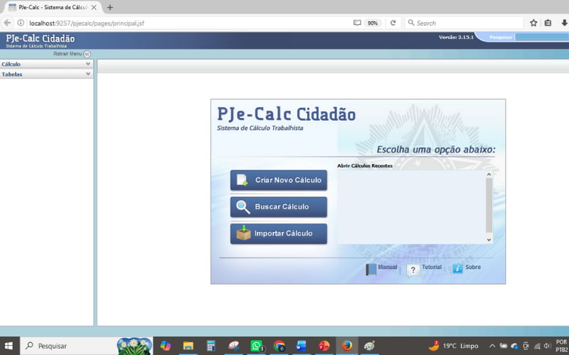 liquidacao de sentenca trabalhista pje calc jessika duarte calculista sistema pjecalc